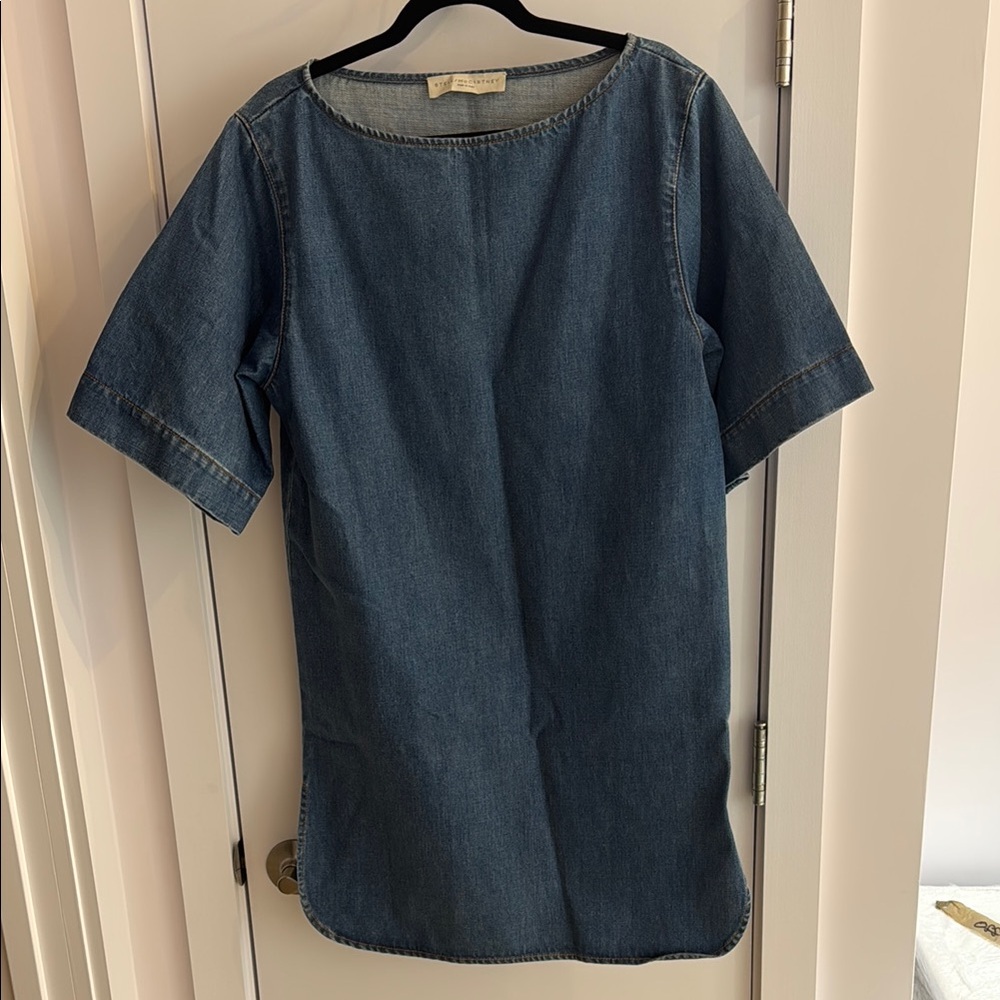 Stella McCartney Blue Denim Mini Dress